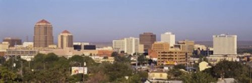 Posterazzi Buildings in a city Albuquerque New Mexico USA Poster Print 36 x 12