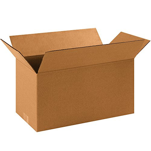 BOX USA 25 Pack of Long Corrugated Cardboard Boxes 16 L x 8 W x 8 H Kraft Shipping Packing and Moving