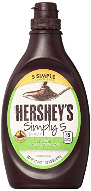 HERSHEYS Chocolate Syrup Simply 5 21_8 Ounce Pack of 6 HERSHEYS Chocolate Syrup Simply 5 21_8 Ounce Pack of 6