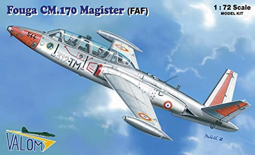Valom 172 Scale Fouga cm_170 Magister FAF - Plastic Model Building Kit  72083