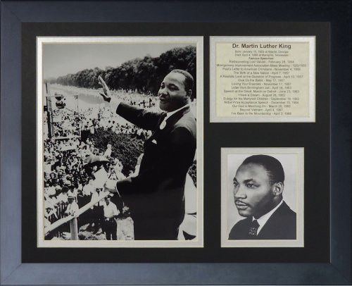 Martin Luther King 11 x 14 Framed Photo Collage by Legends Never Die Inc_ Martin Luther King 11 x 14 Framed Photo Collage by Legends Never Die Inc_