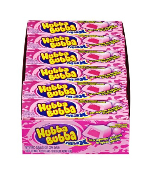 Hubba Bubba Max Outrageous Original 18 Count - Imported from Canada Hubba Bubba Max Outrageous Original 18 Count - Imported from Canada