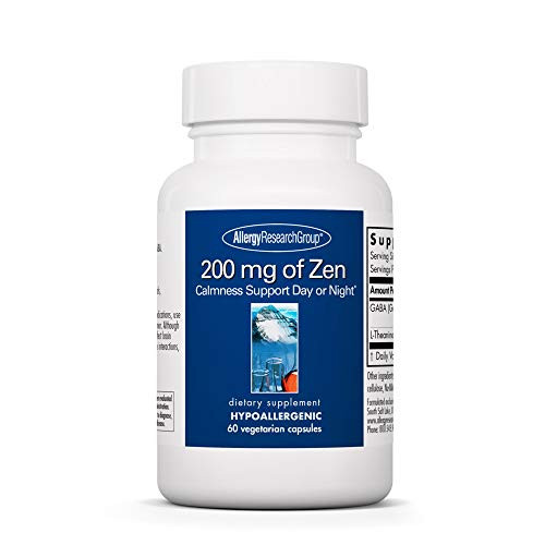 Allergy Research Group 200 mg of Zen 60 Vegetarian Capsules Allergy Research Group 200 mg of Zen 60 Vegetarian Capsules
