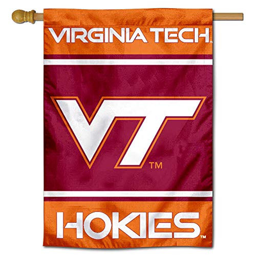 College Flags   Banners Co_ Virginia Tech Hokies Two Sided and Double Sided House Flag
