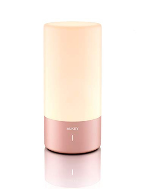 AUKEY Table Lamp Touch Sensor Bedside Lamp Color Changing RGB Dimmable Warm White Light Night Light for or Bedrooms Living Rooms and Office Rose Gold?2020 Updated Version? AUKEY Table Lamp Touch Sensor Bedside Lamp Color Changing RGB Dimmable Warm White Light Night Light for or Bedrooms Living Rooms and Office Rose Gold?2020 Updated Version?