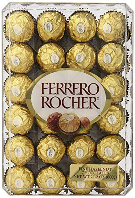 Ferrero Rocher Hazelnut Chocolate 48 Count CHOC_ CANDY - REGULAR SIZE