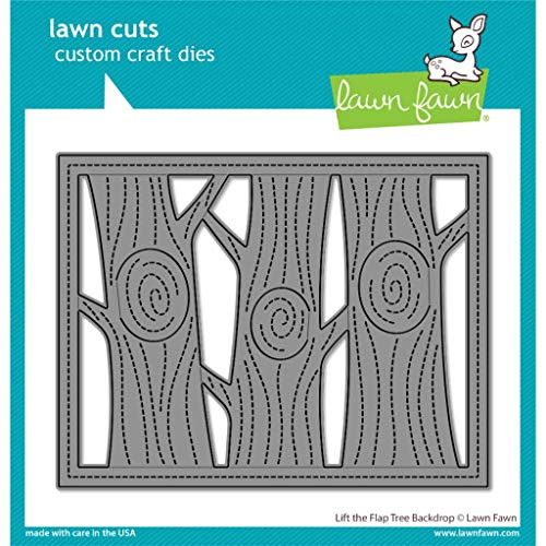 Lawn Fawn LF2451 Lift The Flap Tree Backdrop Custom Craft Dies