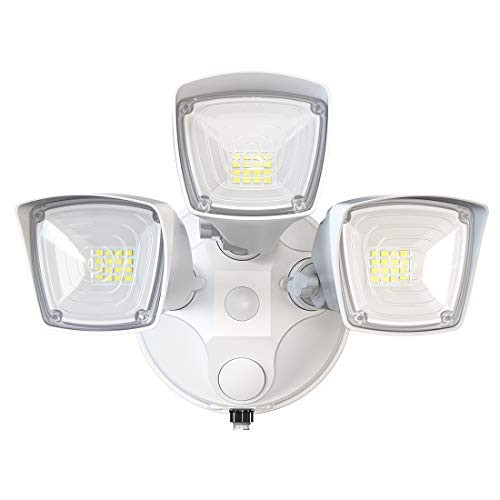 SAATLY Dusk to Dawn LED Security Outdoor Lighting 37_5W 3-Head Flood Lights Outdoor with Photocell3800LM 5000K Bright Light IP65 Waterproof Exterior Light for Garage Patio YardNO Motion Sensor SAATLY Dusk to Dawn LED Security Outdoor Lighting 37_5W 3-Head Flood Lights Outdoor with Photocell3800LM 5000K Bright Light IP65 Waterproof Exterior Light for Garage Patio YardNO Motion Sensor