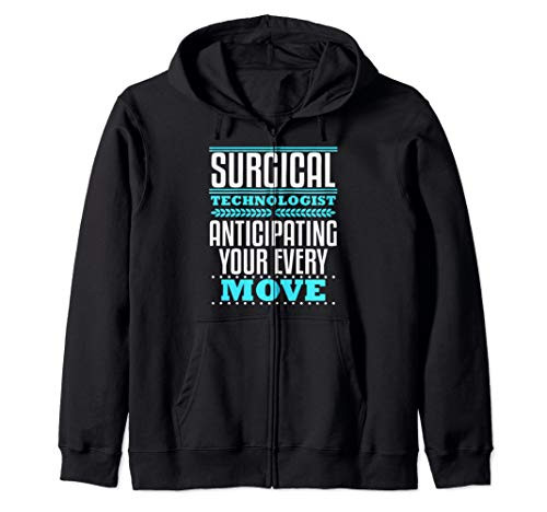 Funny Surg Scrub Tech Gift OR Technologist Surgery Surgical Zip Hoodie