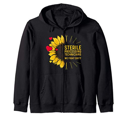Sterile Processing Technician Fight Funny Tech Zip Hoodie