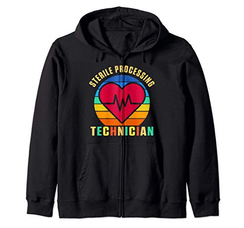 Sterile Processing Technician Studies Funny Tech Zip Hoodie