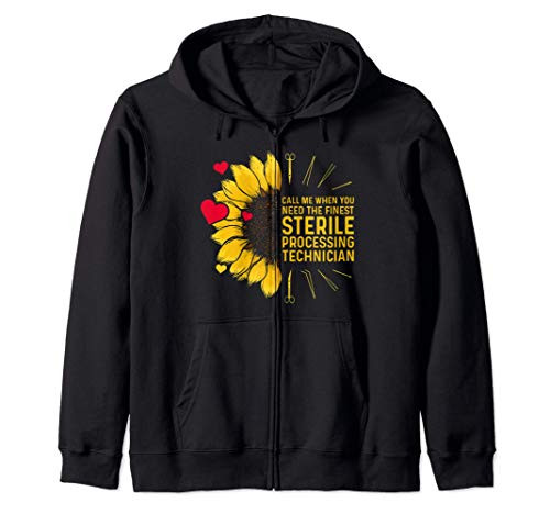 Sterile Processing Technician Call Funny Tech Zip Hoodie