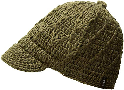 pistil Womens Jax Knit Brim Beanie Olive One Size