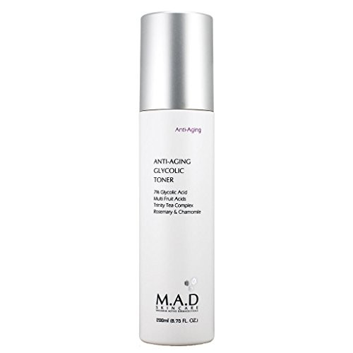 M_A_D Skincare Anti-Aging Glycolic Toner wMulti Fruit Acids