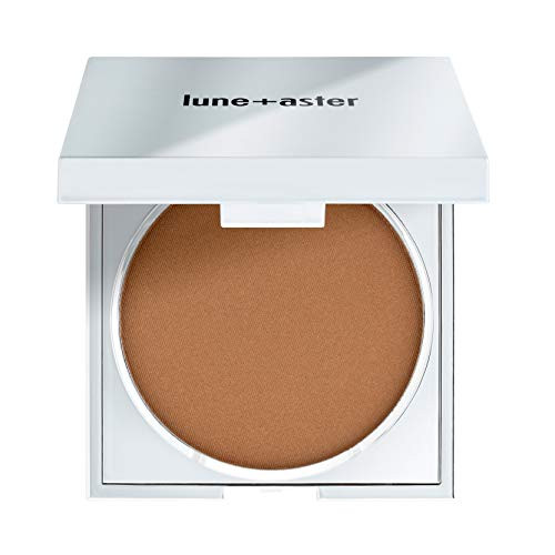 LuneAster SuperStar Bronzer - Universally flattering golden vegan bronzer creates a warm glow and contour