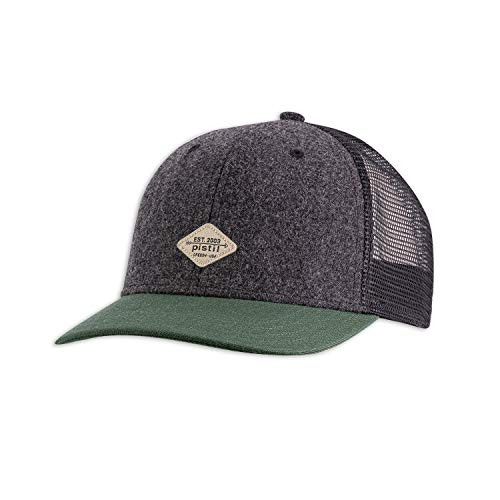 pistil Mens Earl Trucker Cap Evergreen One Size