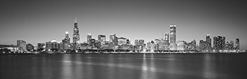Posterazzi PPI80508L Skyscrapers at the waterfront Hancock Building Lake Michigan Chicago Cook County Illinois USA Poster Print 36 x 12