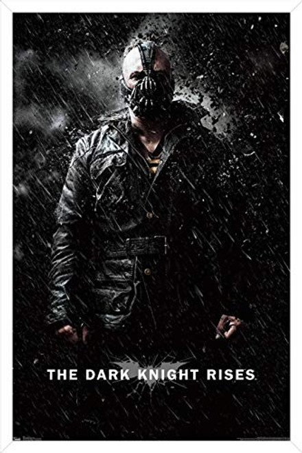 Trends International DC Comics Movie - The Dark Knight Rises - Bane Rain Wall Poster 14_725 x 22_375 White Framed Version Trends International DC Comics Movie - The Dark Knight Rises - Bane Rain Wall Poster 14_725 x 22_375 White Framed Version