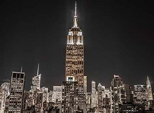 Posterazzi New York City Manhattan skyline with Empire State building Poster Print by Assaf Frank 18 x 24 Posterazzi New York City Manhattan skyline with Empire State building Poster Print by Assaf Frank 18 x 24