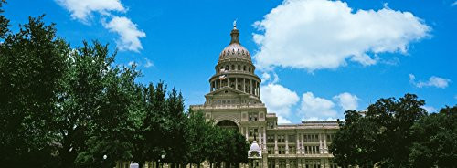 Posterazzi PPI156951L Facade State Capitol Building Austin Texas USA Poster Print 36 x 12