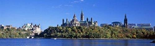 Posterazzi PPI116188L Government Building Parliament Hill Ottawa Ontario Canada Poster Print 38 x 12