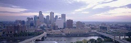 Posterazzi PPI92434L Buildings In A City Minneapolis Minnesota USA Poster Print 36 x 12