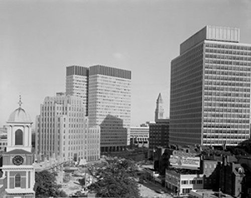 Posterazzi USA Massachusetts Boston Government Center Poster Print 18 x 24