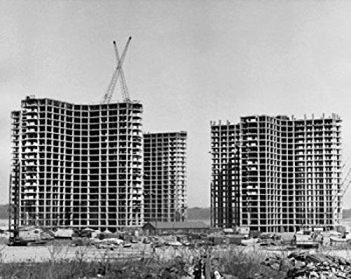 Posterazzi Cranes at under construction buildings Co-Op Bronx City New York State USA Poster Print 18 x 24 Posterazzi Cranes at under construction buildings Co-Op Bronx City New York State USA Poster Print 18 x 24