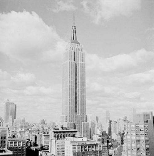 USA New York City Empire State Building Poster Print 18 x 24 USA New York City Empire State Building Poster Print 18 x 24