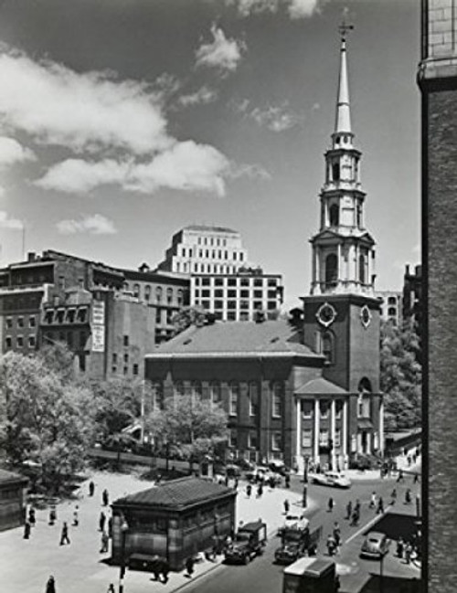 Posterazzi USA Massachusetts Boston Park Street high angle view of church building Poster Print 18 x 24 Posterazzi USA Massachusetts Boston Park Street high angle view of church building Poster Print 18 x 24
