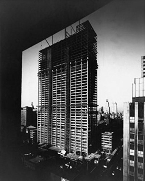 Construction of the Time-Life Building New York City New York State USA Poster Print 18 x 24 Construction of the Time-Life Building New York City New York State USA Poster Print 18 x 24