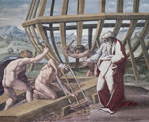 Posterazzi Noah Building The Ark Raphael 1483-1520 Italian Fresco St_ Peters Basilica Vatican City Poster Print 18 x 24 Posterazzi Noah Building The Ark Raphael 1483-1520 Italian Fresco St_ Peters Basilica Vatican City Poster Print 18 x 24