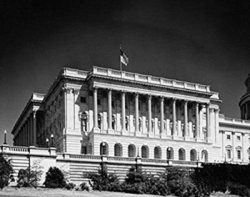 Posterazzi Low angle view of a government Senate Building Washington DC USA Poster Print 18 x 24