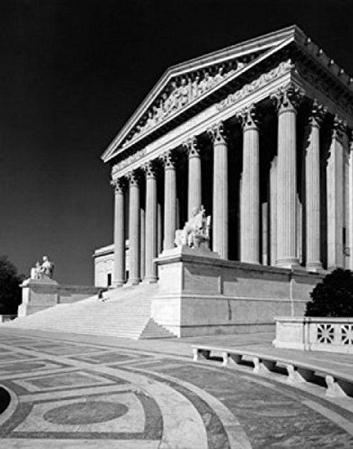 Posterazzi Facade of a government building US Supreme Court Washington DC USA Poster Print 18 x 24