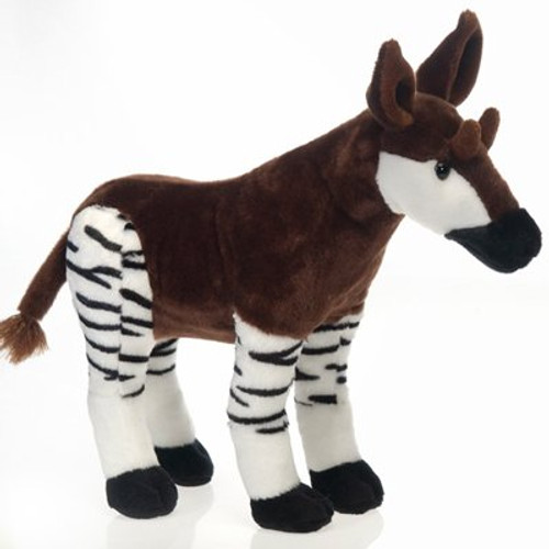 Fiesta Toys 16" Okapi Plush Stuffed Animal Toy Fiesta Toys 16" Okapi Plush Stuffed Animal Toy
