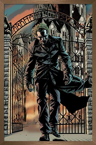 Trends International DC Comics - The Joker - Arkham Asylum Wall Poster 14_725 x 22_375 Bronze Framed Version