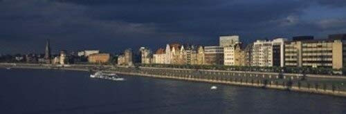 Posterazzi Buildings at the waterfront Rhine River Dusseldorf Germany Poster Print 36 x 12 Posterazzi Buildings at the waterfront Rhine River Dusseldorf Germany Poster Print 36 x 12