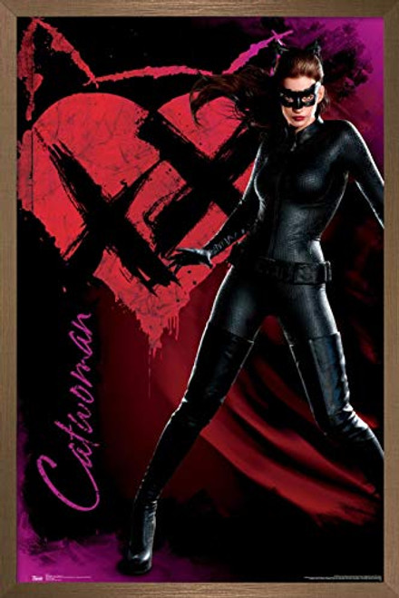 Trends International DC Comics Movie - The Dark Knight Rises - Catwoman Wall Poster 14_725 x 22_375 Bronze Framed Version Trends International DC Comics Movie - The Dark Knight Rises - Catwoman Wall Poster 14_725 x 22_375 Bronze Framed Version