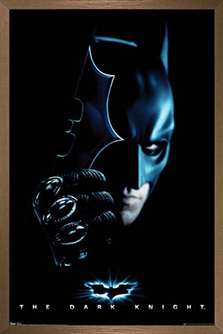 Trends International DC Comics Movie - The Dark Knight - Batman with Batarang Wall Poster 14_725 x 22_375 Bronze Framed Version Trends International DC Comics Movie - The Dark Knight - Batman with Batarang Wall Poster 14_725 x 22_375 Bronze Framed Version