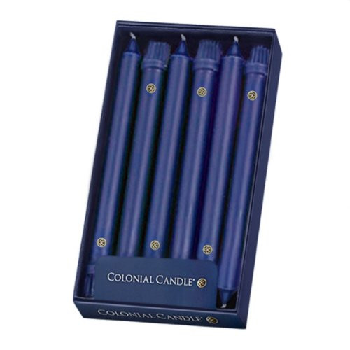 Colonial Candle Classic Taper Candle 12 In Indigo