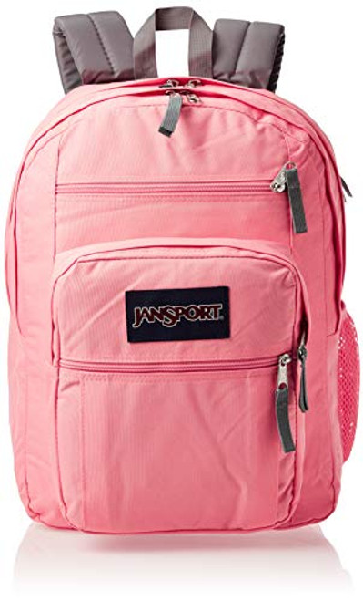 JanSport Big Student Backpack - 15-inch Laptop School Pack Strawberry Pink