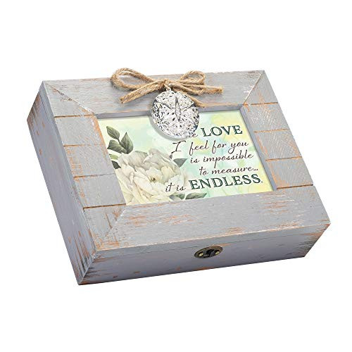 Cottage Garden Love for You Endless Grey Distressed Wood Locket Music Box Plays You Light Up My Life Cottage Garden Love for You Endless Grey Distressed Wood Locket Music Box Plays You Light Up My Life