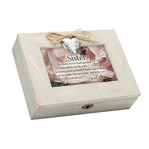 Cottage Garden Sister Filled My Life with Joy Natural Taupe Wood Locket Music Box Plays You Light Up My Life Cottage Garden Sister Filled My Life with Joy Natural Taupe Wood Locket Music Box Plays You Light Up My Life