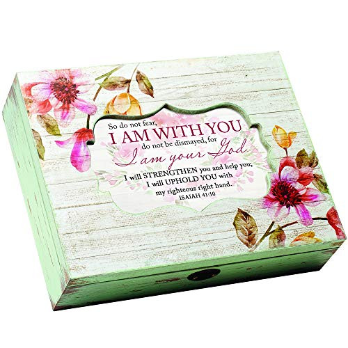 Cottage Garden Do Not Fear I Am with You Floral Decoupage Music Box Plays Amazing Grace Cottage Garden Do Not Fear I Am with You Floral Decoupage Music Box Plays Amazing Grace