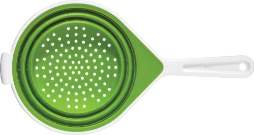 Chef'n SleekStor Medium Collapsible Colander (8-Inch, Arugula/Meringue)