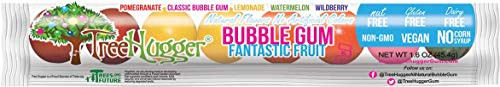 Tree Hugger All Natural Bubble Gum Fantastic Fruit 1_6 Ounce Pack of 12