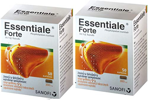 ESSENTIALE FORTE 100 TABLETS liver detox Regeneration and Cleansing of toxinsFormula Liver Detoxifier Regenerator and Protector - Natural Herbal Supplements