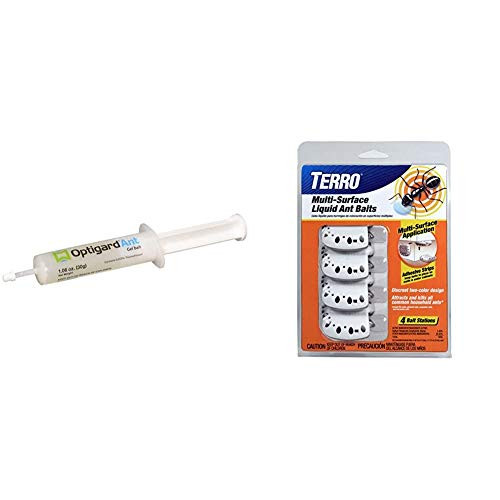 Syngenta - TRTD11568 - Optigard Ant Bait Gel Box - 4 Tubes wPlunger - 30g Each Tube Terro t334 Adhesive Strips for Discreet Multi-Surface Liquid Ant Baits 1 Pack Orange Syngenta - TRTD11568 - Optigard Ant Bait Gel Box - 4 Tubes wPlunger - 30g Each Tube Terro t334 Adhesive Strips for Discreet Multi-Surface Liquid Ant Baits 1 Pack Orange