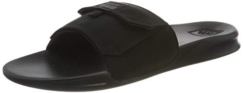 REEF Mens Flip Flop Slide Sandal Black 7_5 us