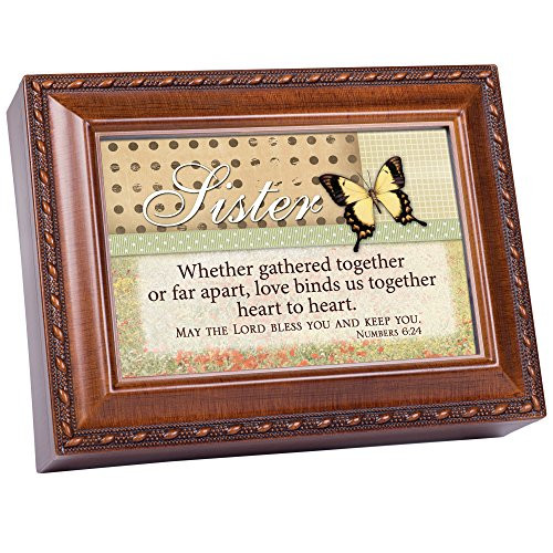 Cottage Garden Sister Gathered Woodgrain Music BoxJewelry Box Plays Friend In Jesus Cottage Garden Sister Gathered Woodgrain Music BoxJewelry Box Plays Friend In Jesus